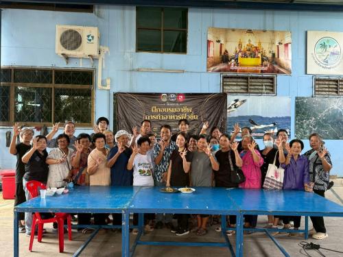  สำนักงานพัฒนาชุมชนอำเภอเมืองสมุทรสงคราม ร่วมโครงการฝึกอบรมอาชีพการทำอาหารฟิวชั่น